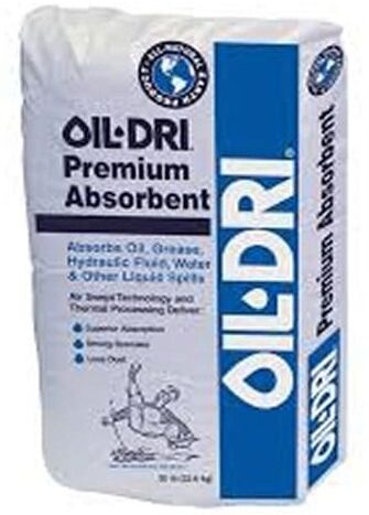 Bag of Oil-Dri premium absorbent